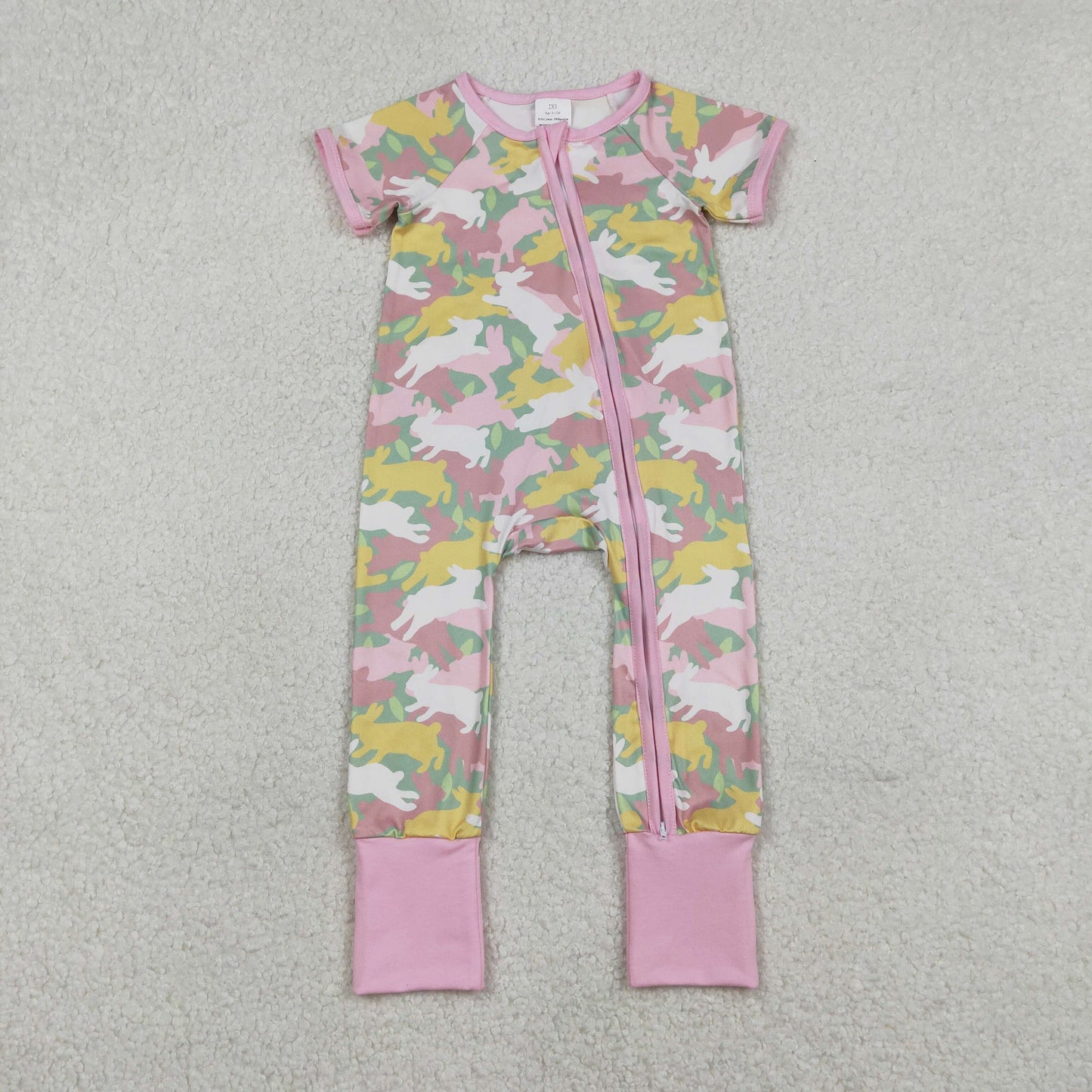 SR3715 Easter rabbit girl summer romper 202512 RTS
