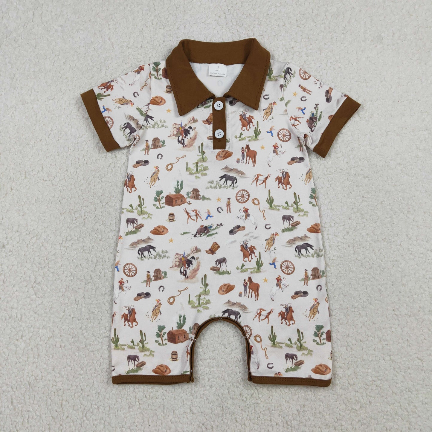 SR3882 BOY highland summer romper 202603 RTS