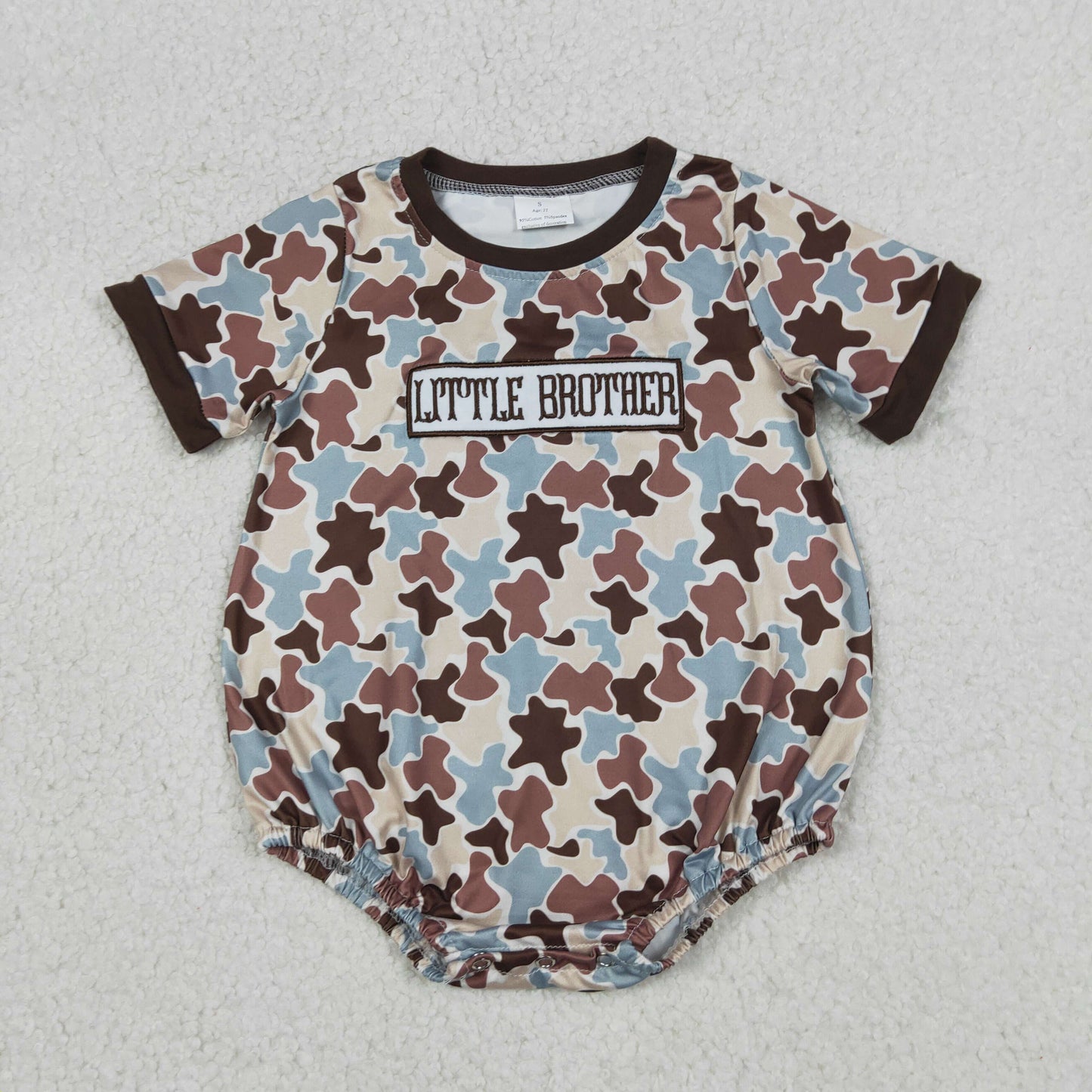 SR3986 Embroidery little brother girl romper 202604 RTS