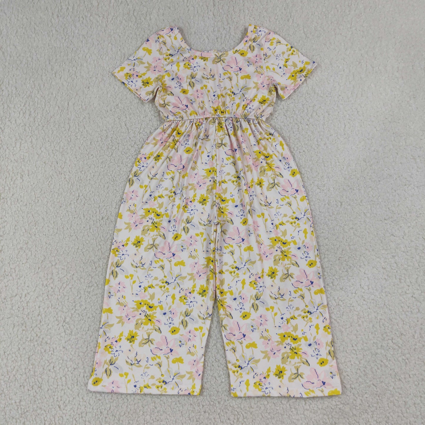 SR4196 flowers girl romper 202608 RTS