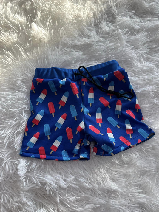 SS0165 Western popsicle blue boy swimming trunks preorder 20231130