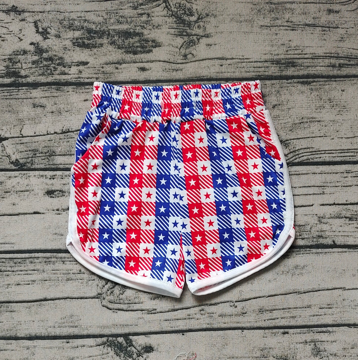 SS02538 4th july girl shorts preorder 202404