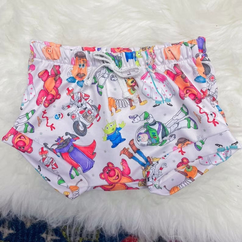 SS0264 Bummies flower shorts 202403 preorder