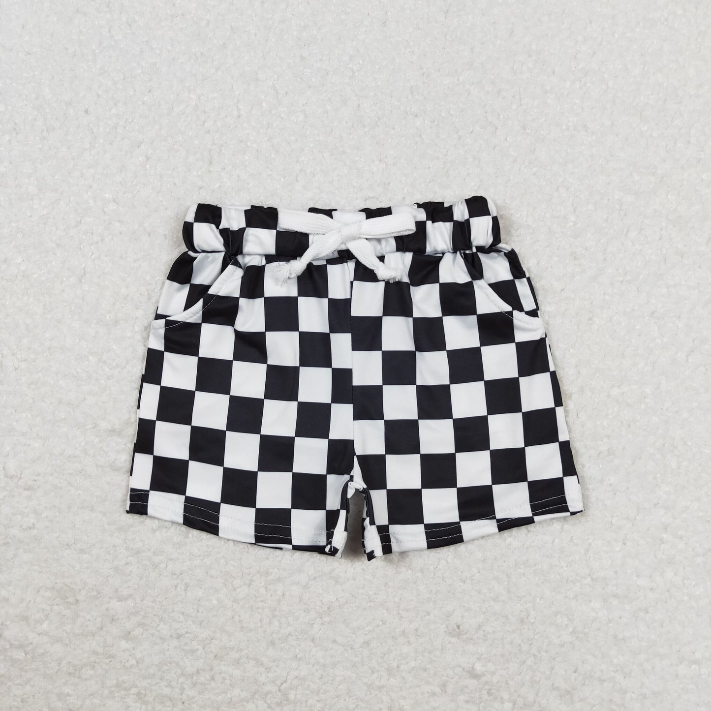SS0273 checkerboard girl shorts r 202405 RTS