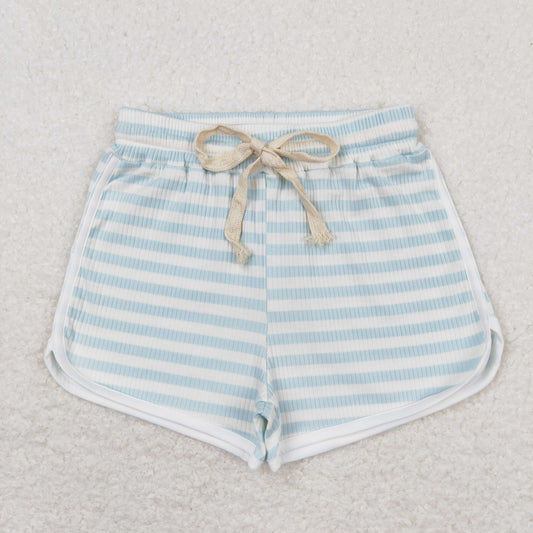 SS0335 stripe girls cotton sports shorts RTS 202405