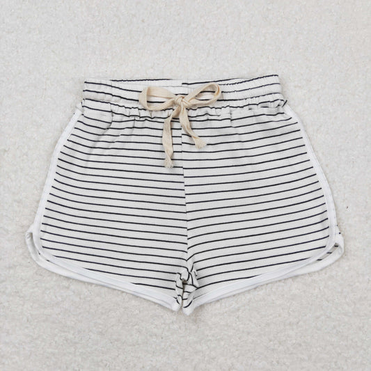 SS0340 stripe girls cotton sports shorts RTS 202405