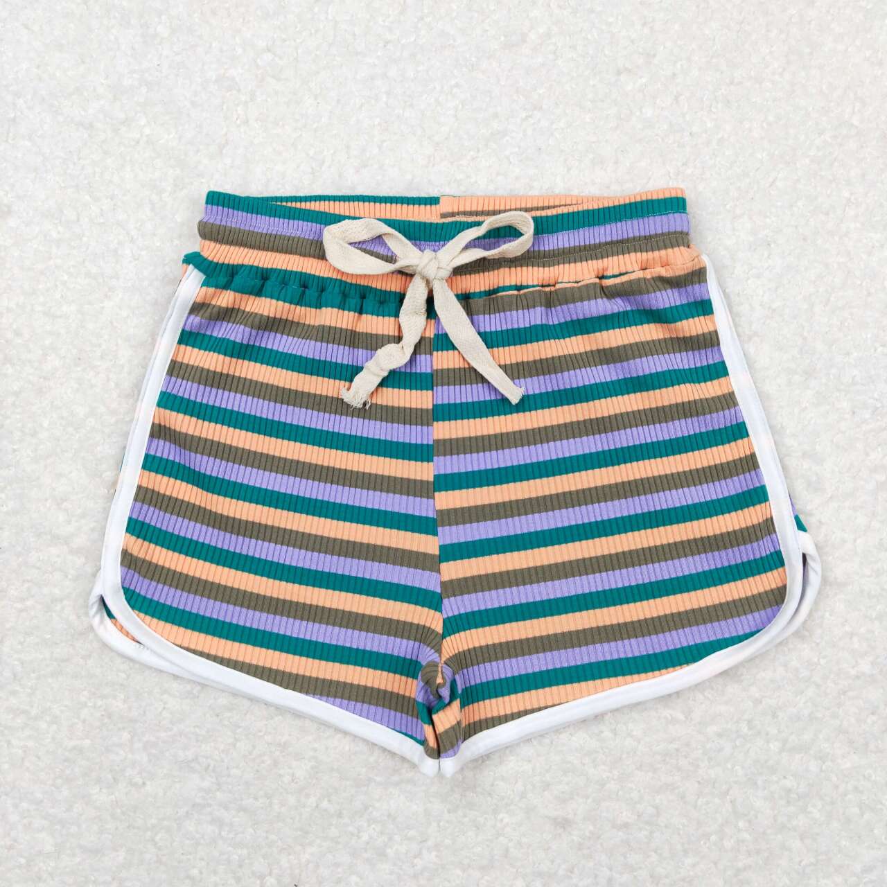 SS0345 stripe girls cotton sports shorts RTS 202405