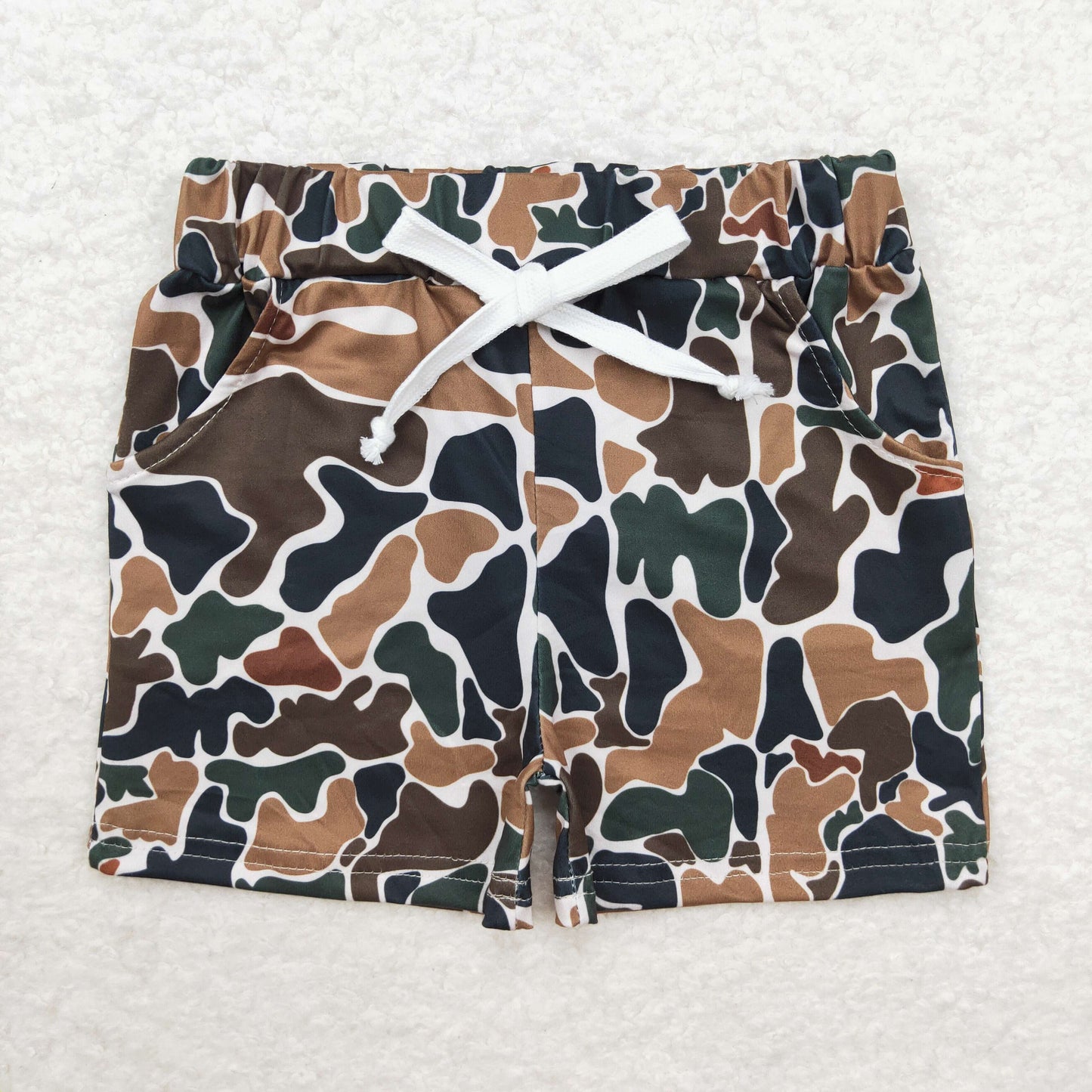 SS0359 camo kids boy shorts RTS Free shipping order $100+