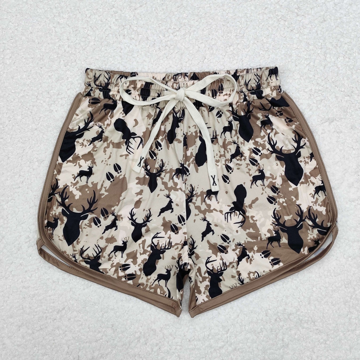 SS0371 adult women mama and kids adult camo shorts 202410 sibling RTS