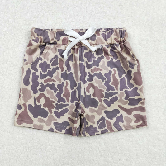 SS0372  camo boy shorts  sibling RTS Free shipping order $100+