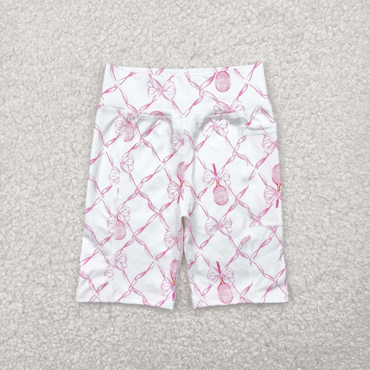 SS0397 bow yoga  girl kids shorts 202504 RTS