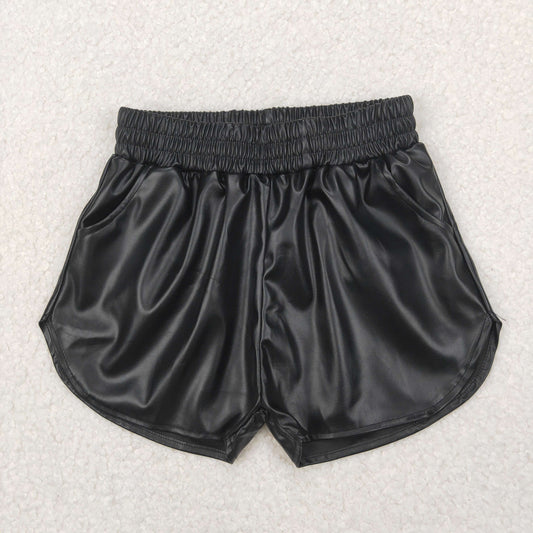 SS0413 western black glitter sparkling girl shorts 202503 RTS