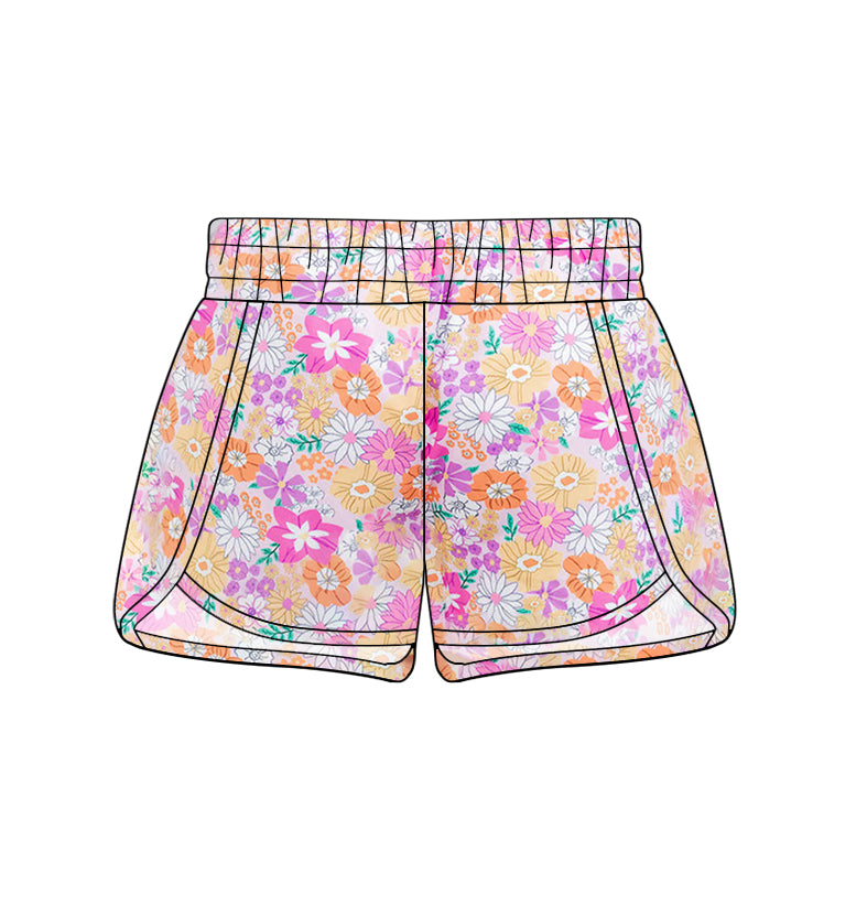 SS0429 adult flowers shorts women 202412 preorder sibling