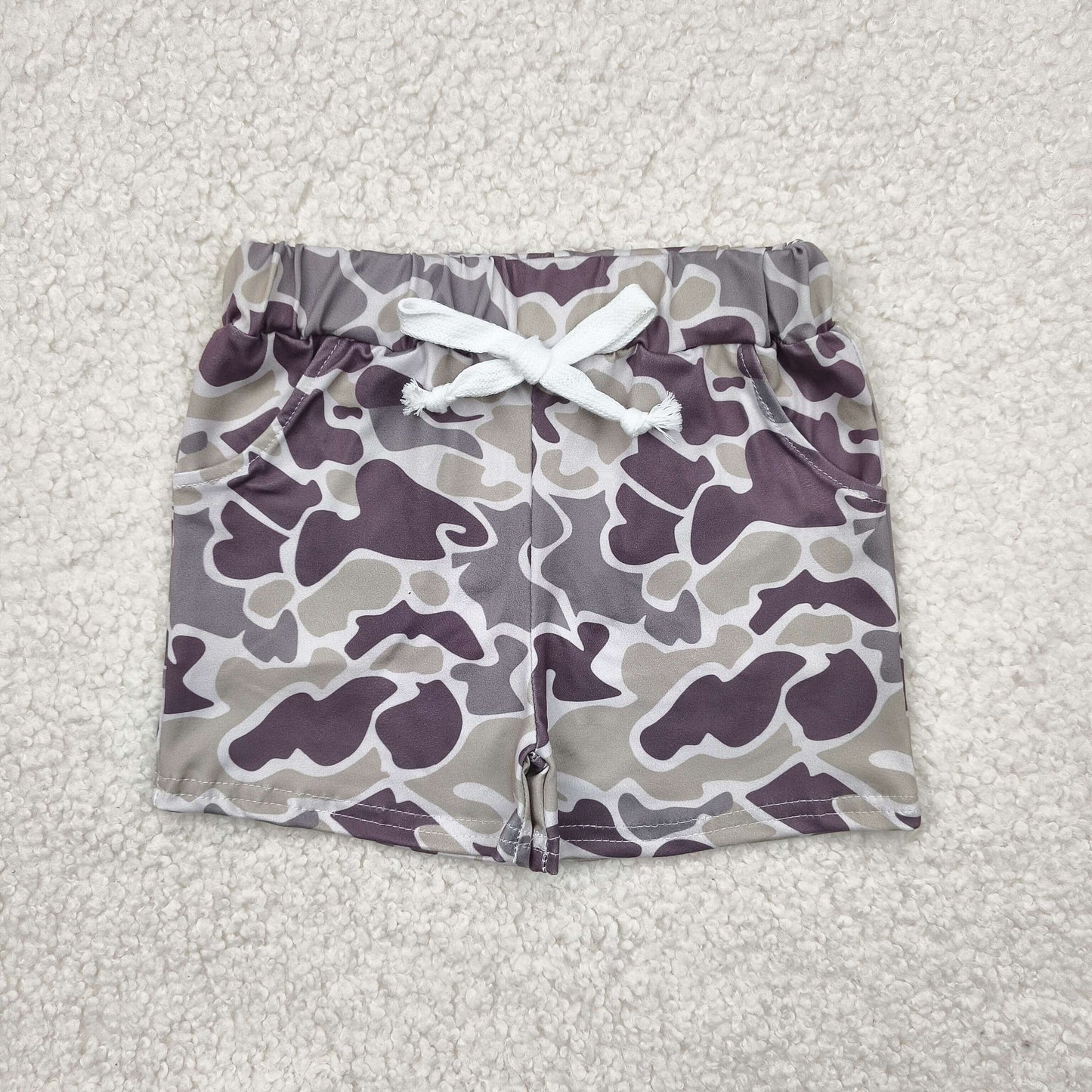 SS0454 camo westen boy shorts summer 202504 RTS