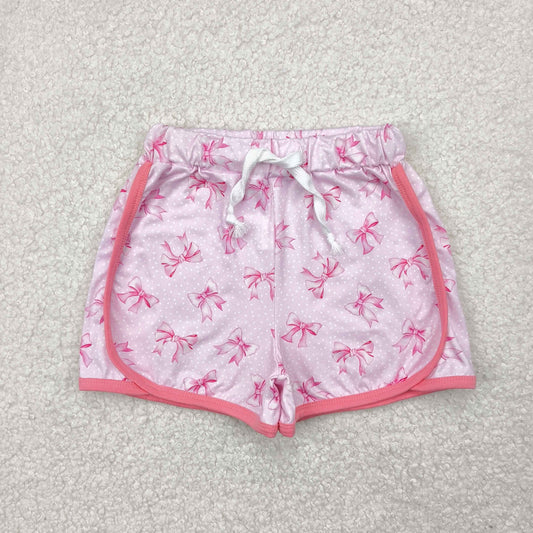 SS0463 bow print western girl shorts 202503 RTS