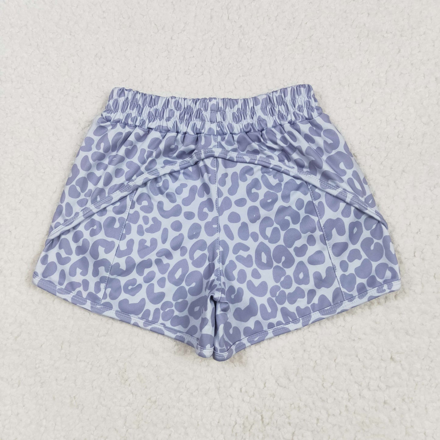 SS0464 yoga leopard western girl shorts 202505 RTS