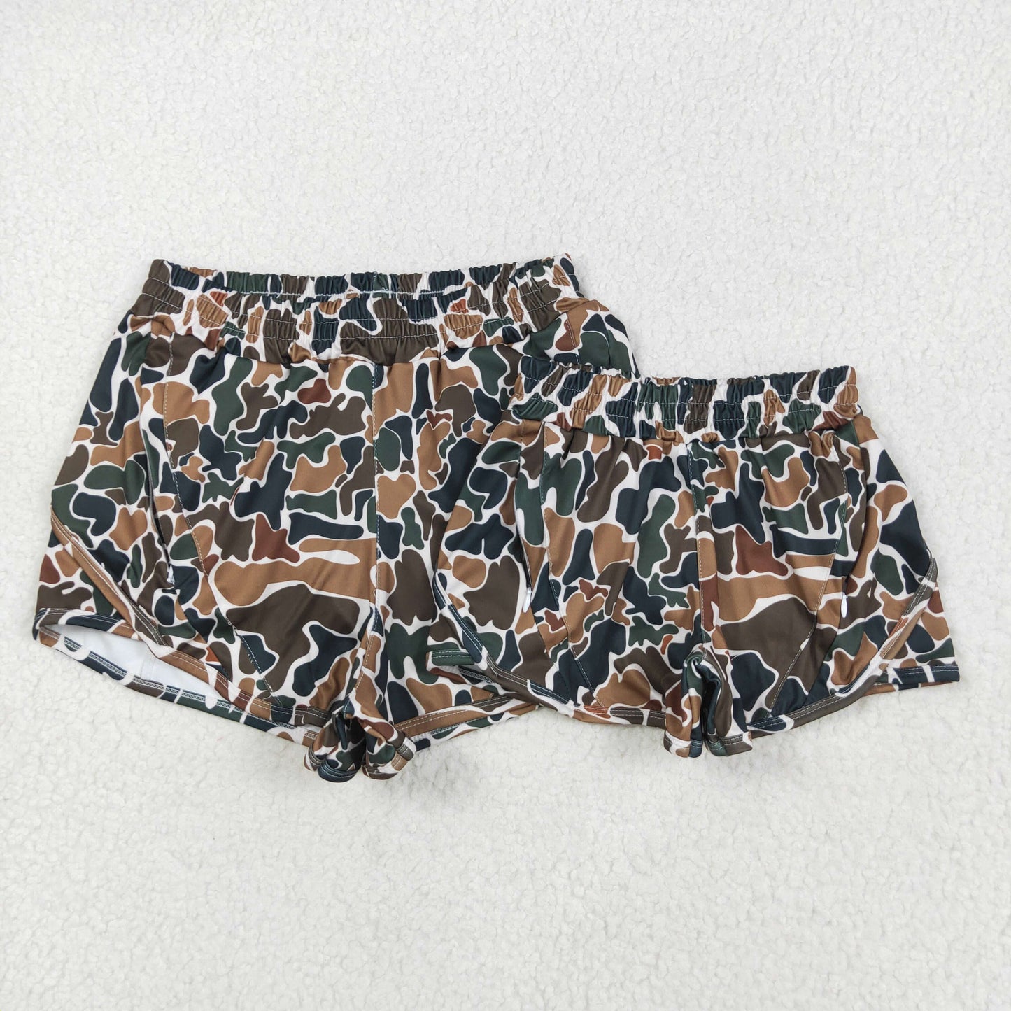 SS0465 rts yoga camo western girl shorts 202505