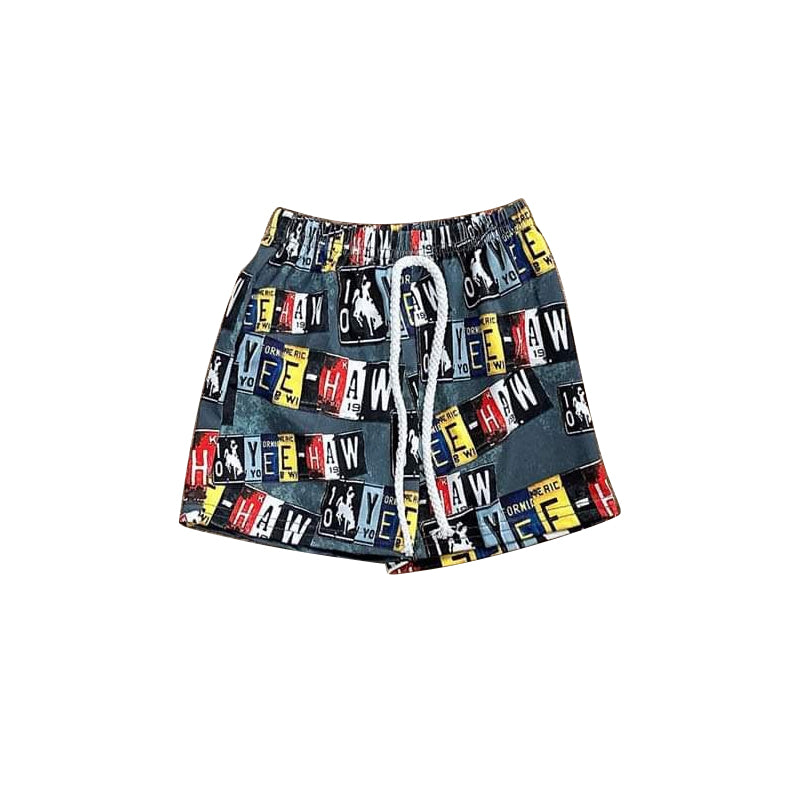SS0513 western boy shorts outfit 202503 preorder