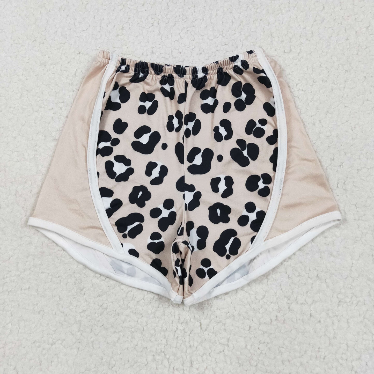SS0526 leopard butterfly shorts brown western girl kids shorts outfit 202505 RTS