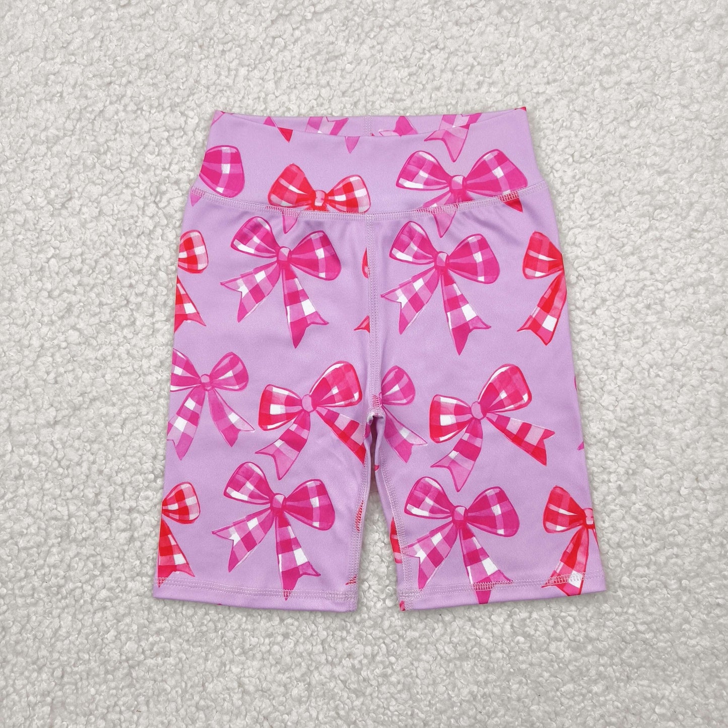 SS0540 yoga bow girl kids shorts 202504 rts