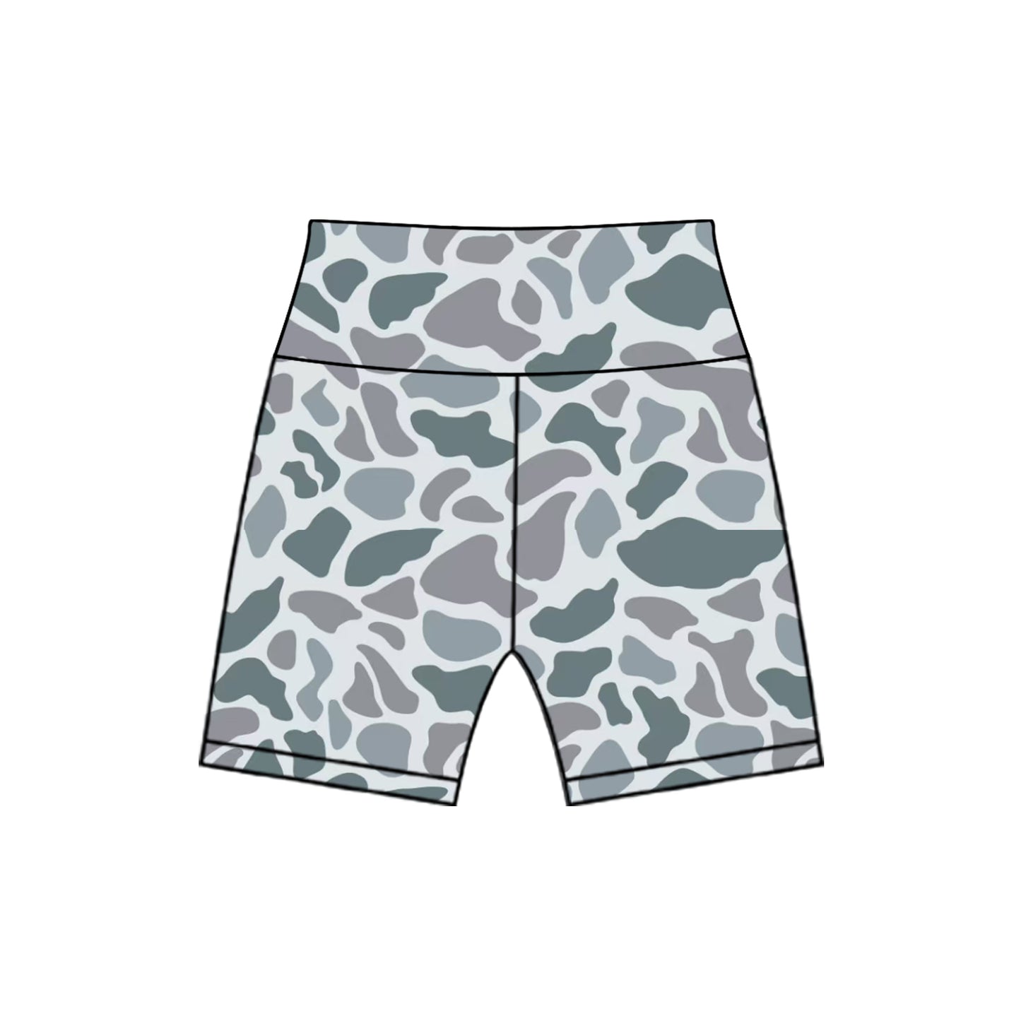 SS0543 camo girl kids shorts 202503 preorder