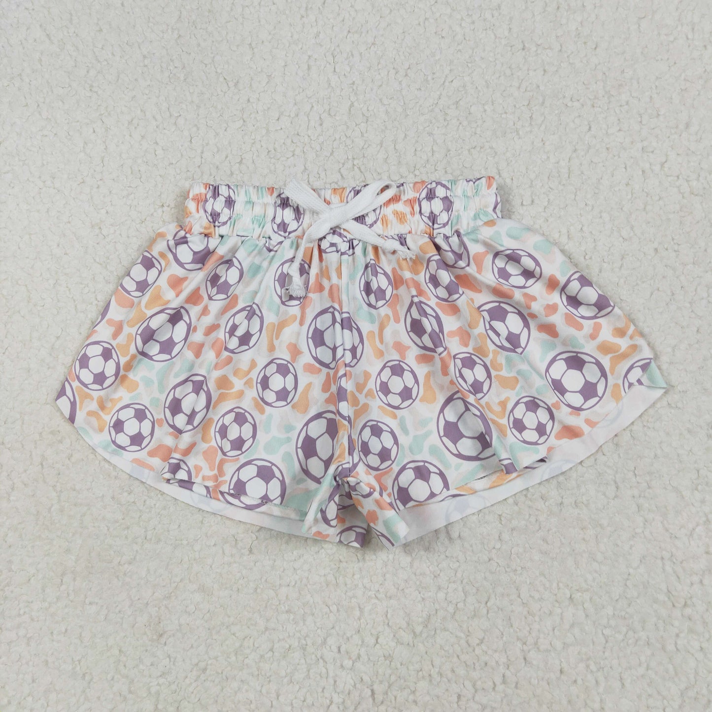 SS0582 butterfly shorts -silkmilk Football girl kids shorts skirt 202507 RTS