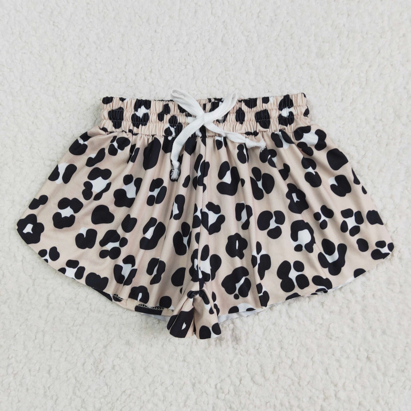 SS0585 leopard butterfly shorts girl kids shorts skirt 202505 RTS