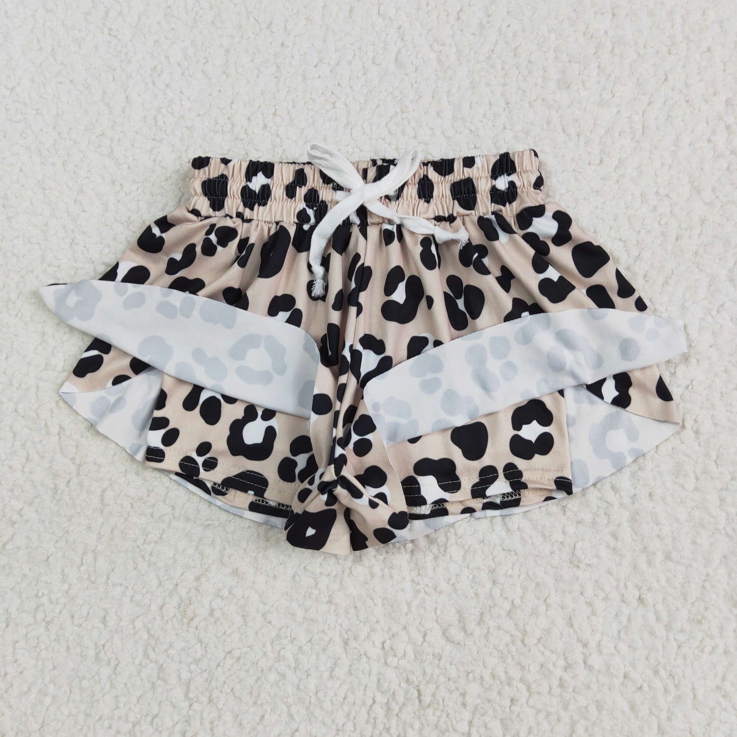 SS0585 leopard butterfly shorts girl kids shorts skirt 202505 RTS