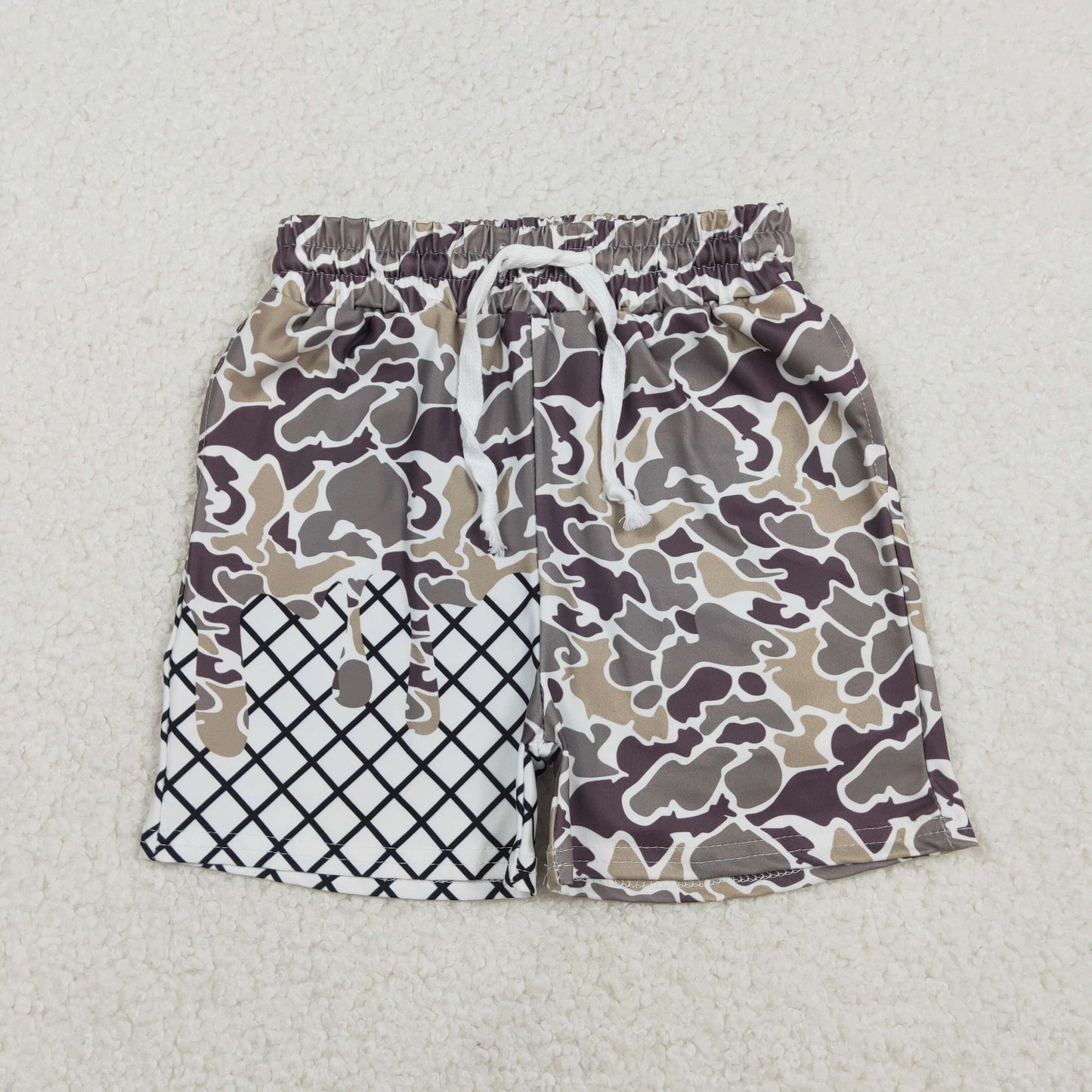 SS0646 boy splatter ice cream drip shorts 202511 RTS