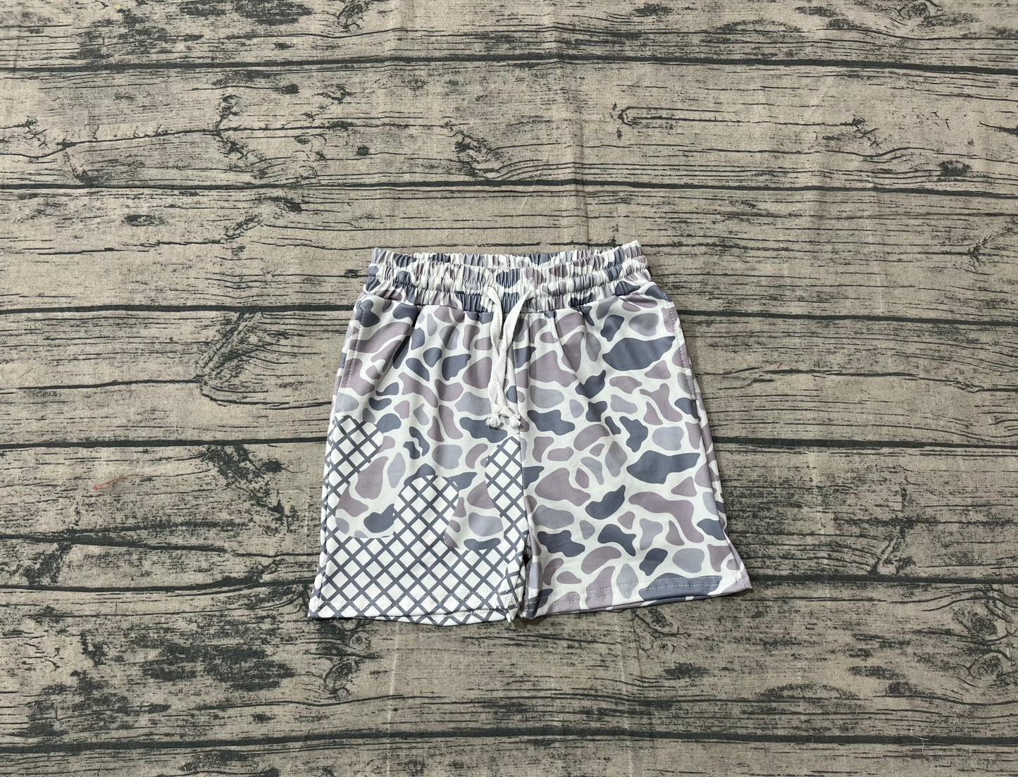 SS0647-XS-3XL boy splatter ice cream drip shorts 202509 preorder