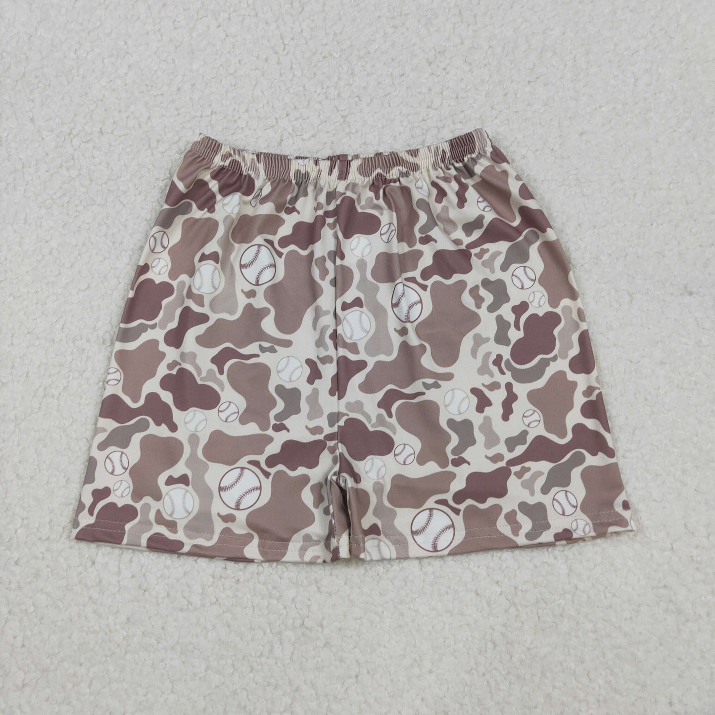 SS0654 Football softball boy camo baseball shorts 202510 RTS