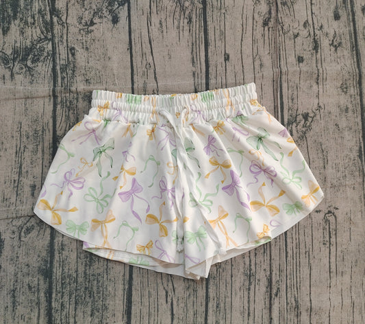 SS0682 Mardi Gras  yoga girl kids shorts 202510 preorder