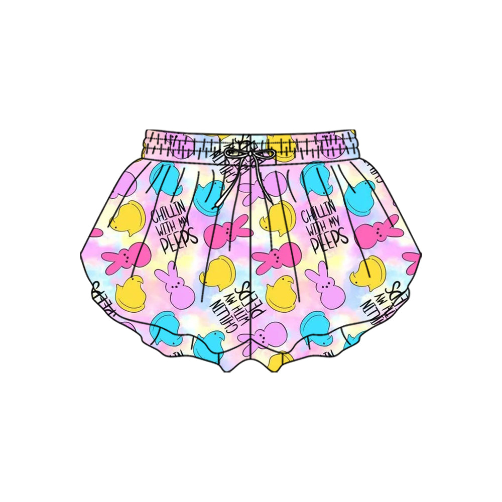 SS0710 yoga Easter rabbit shorts girl kids shorts 202510 preorder