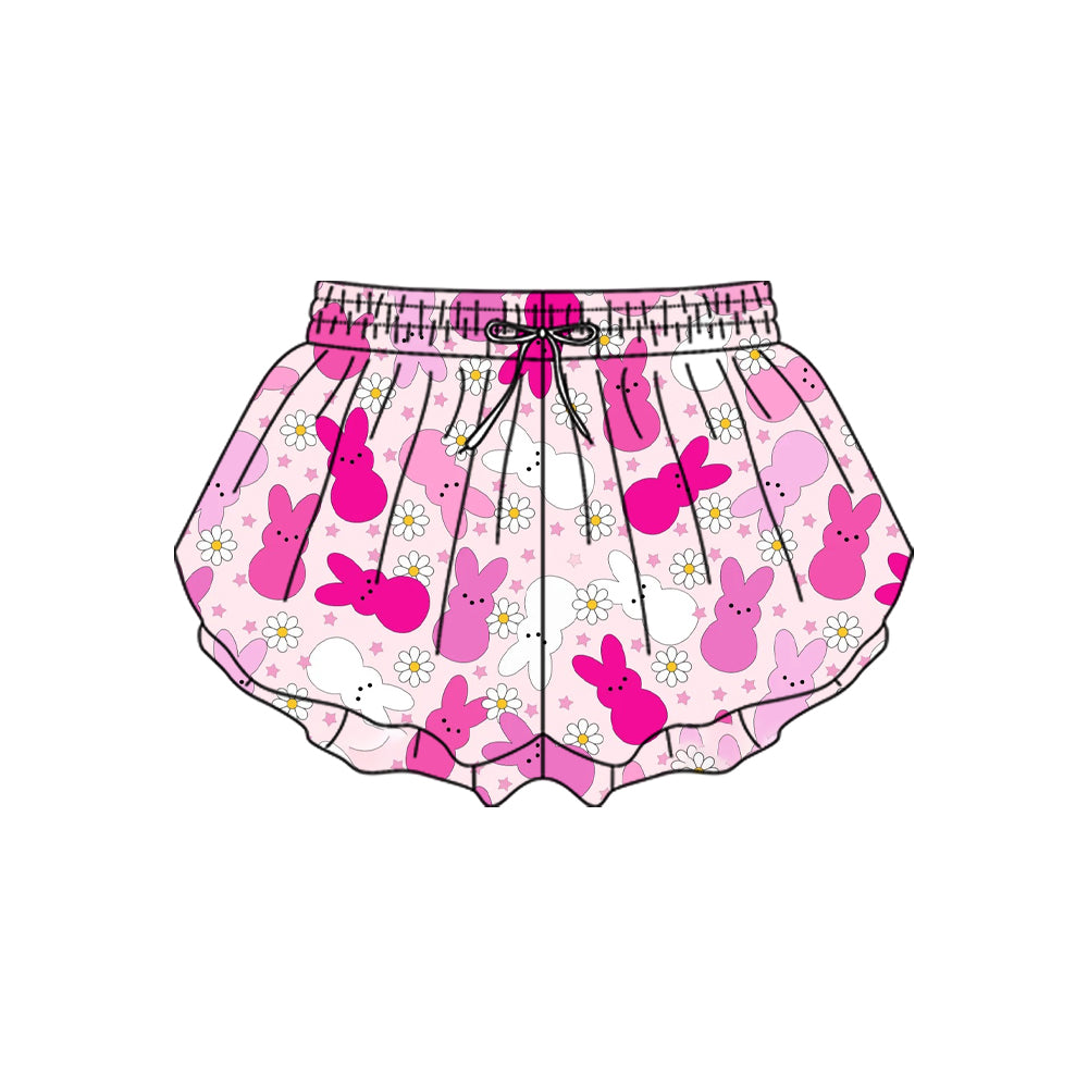 SS0714 yoga Easter rabbit shorts girl kids shorts 202510 preorder