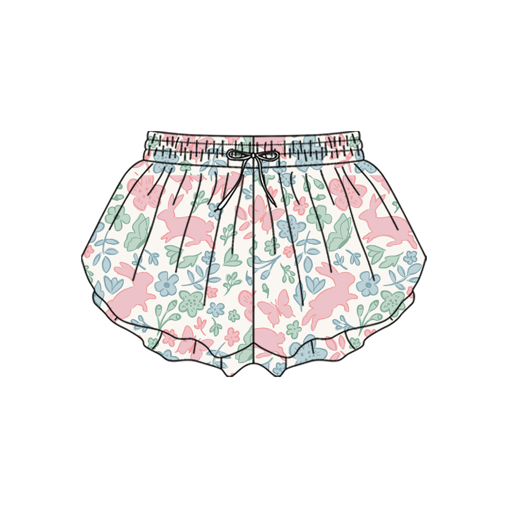 SS0718 yoga Easter rabbit shorts girl kids shorts 202510 preorder