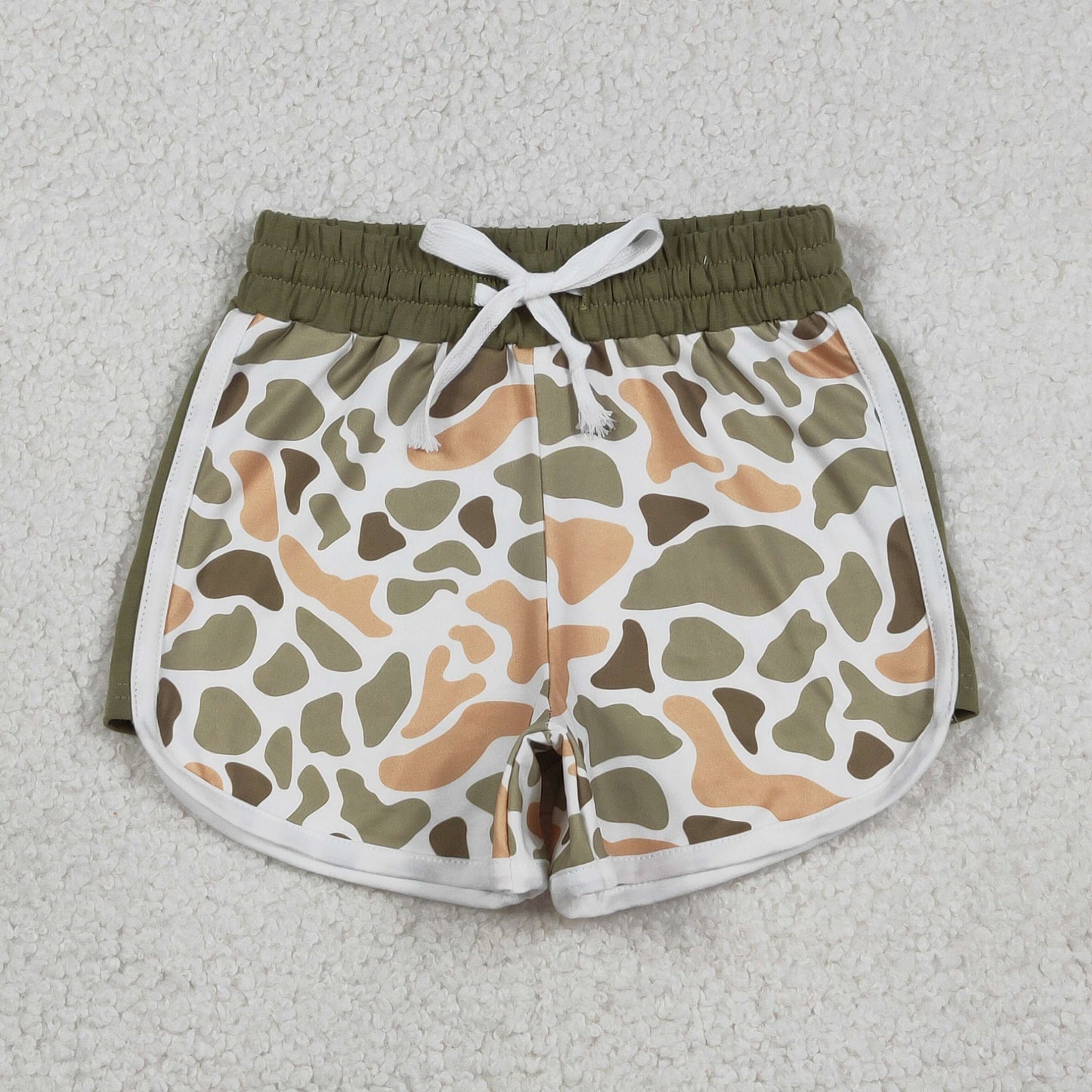 SS0744 girl camo shorts 202512 RTS