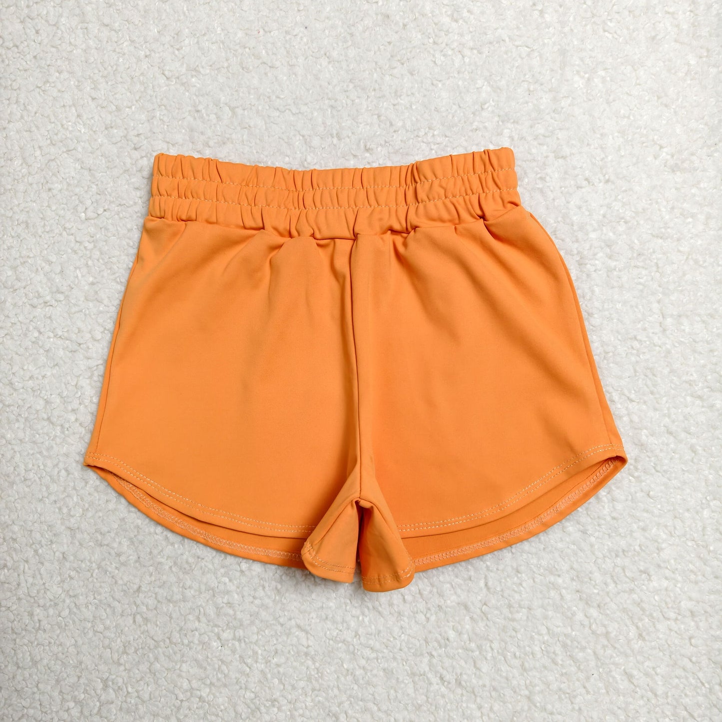 SS0902 orange solid girl yoga shorts 202607 RTS