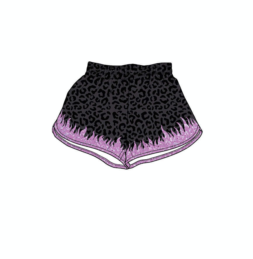 SS0943 black leopord yoga adult shorts women 202619 preorder sibling