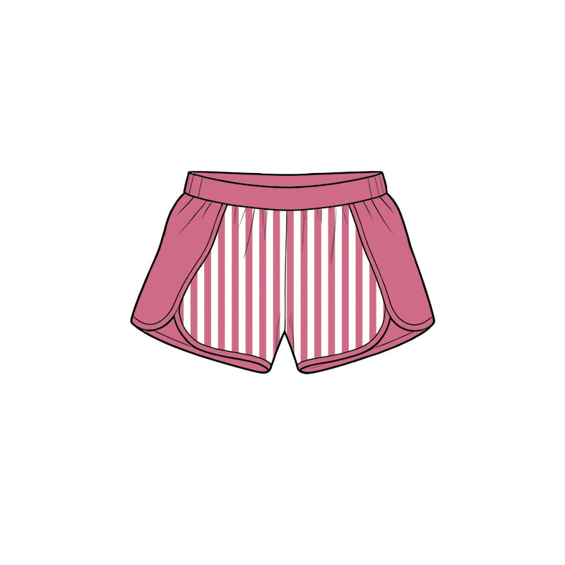 SS0955 yoga red stripe girl shorts 202619 preorder