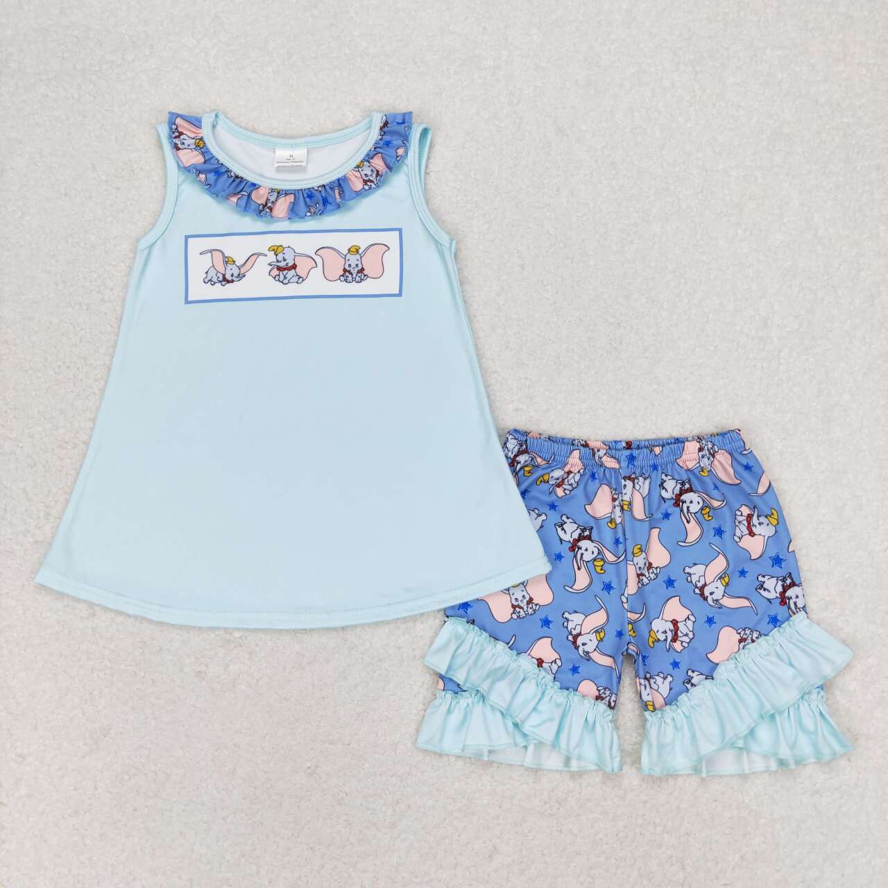 GSSO1203 elephant shorts summer girl outfit 202406 RTS
