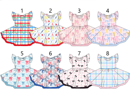 preorder bow western girl summer dress 202504