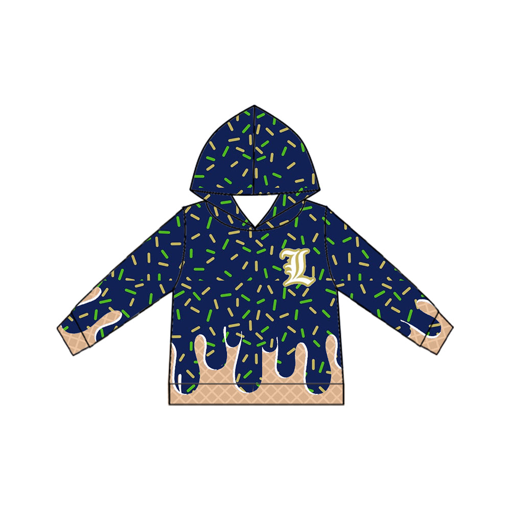 adult Legends Tiger MOQ:3  hoodie pockets CUSTOM  splatter ice cream drip