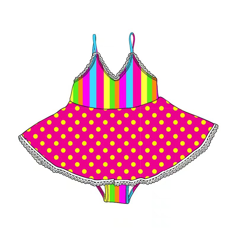 MOQ5 Custom girl swimwear swimsuit shan