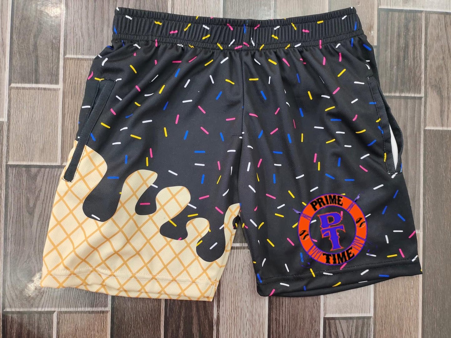 adult men logo  CUSTOM MOQ3 KIDS shorts