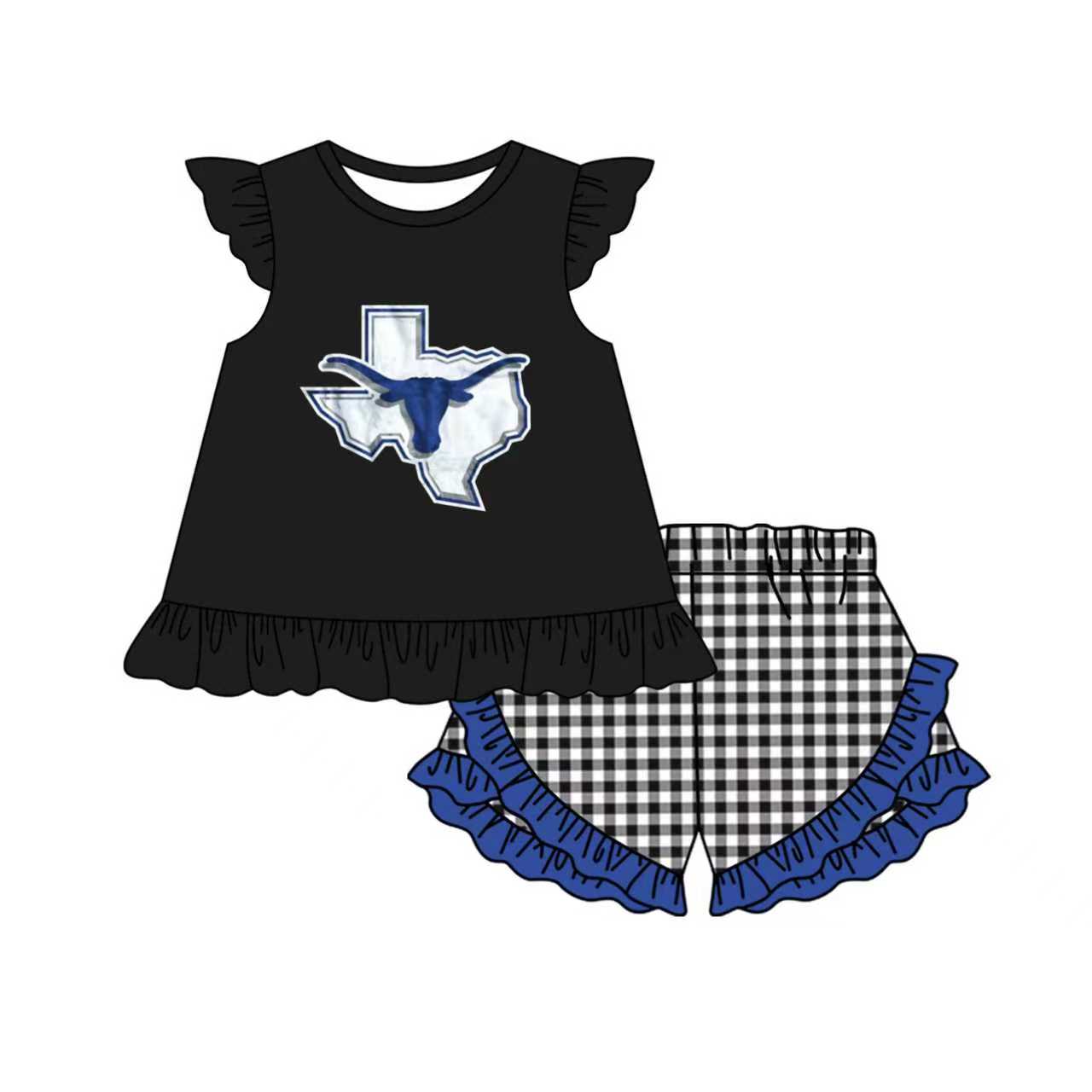 MOQ5 Custom cow STEER girl outfit FREE SHIPPING OVER $100