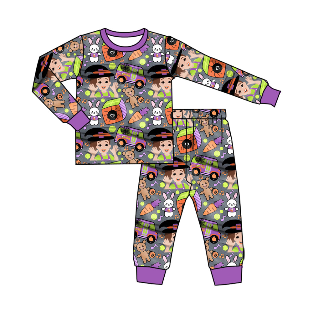 CUSTOM moq5 ms rachel halloween boys pajamas set 202508 sibling