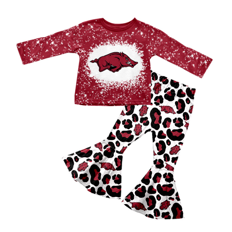 Arkansas razorback CUSTOM MOQ3 girl OUTFIT(