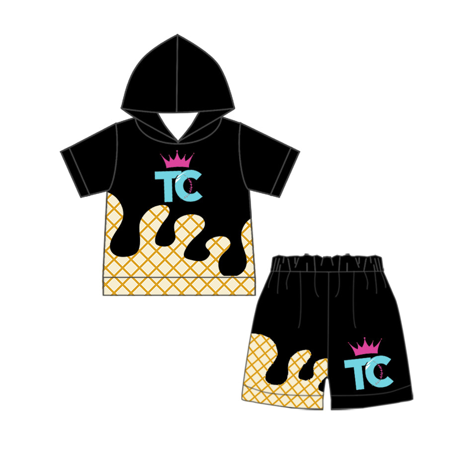 MOQ5 TC Custom CAMO hoodie splatter ice cream drip shorts 202601