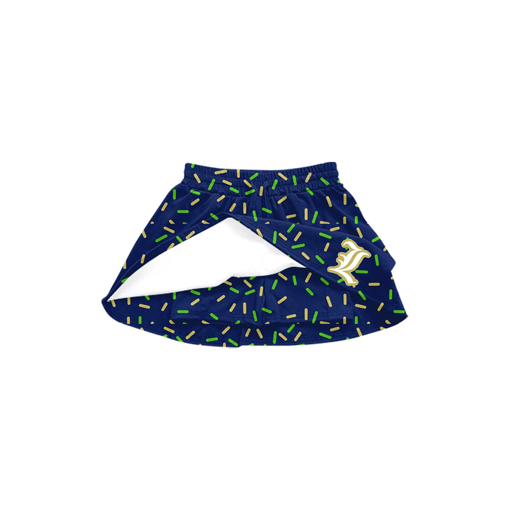 Legends adult custom skirt shorts MOQ 3 splatter ice cream drip