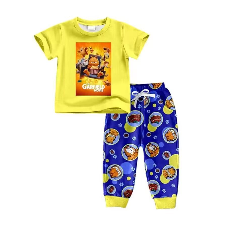 CUSTOM Garfiend movie cartoon MOQ3 kids boy outfit